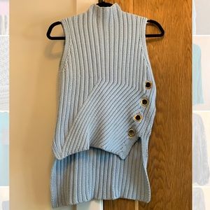 Derek Lam 10 Crosby Sleeveless Ribbed Sweater